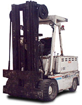 Baker electric forklift